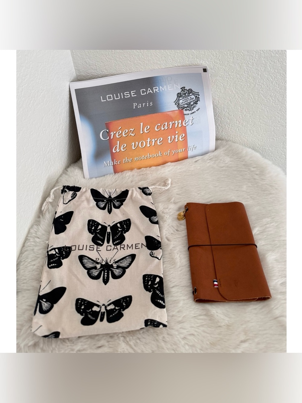 LOUISE CARMEN Ernest Leather Cover
